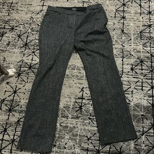 BNWT Express Editor barely boot low rise dress pants in 16L BLACK TWEAD